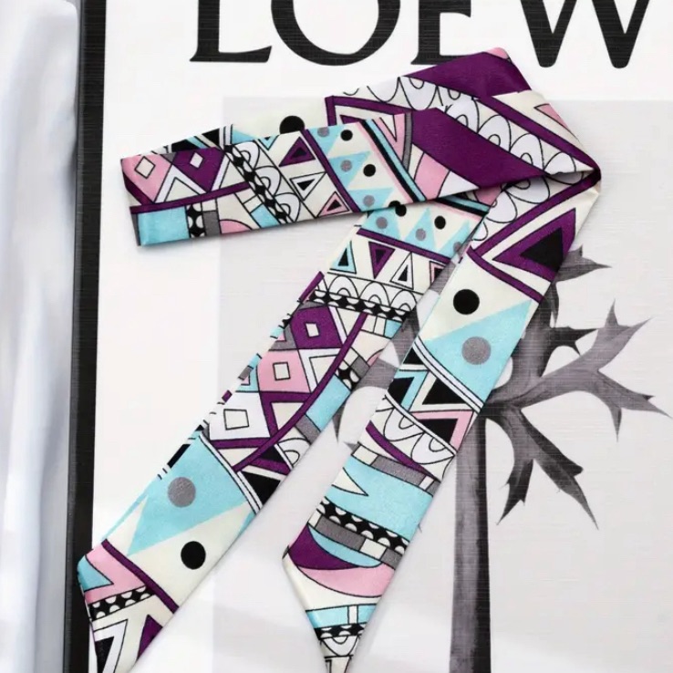 Geometric Patterned Scarf 421 Geometric Patterned Scarf 421